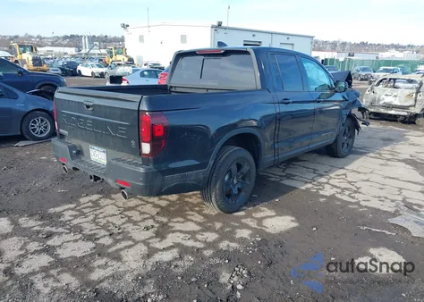 2025 Honda Ridgeline Black Edition from USA, damaged, VIN 5FPYK3F82SB007717